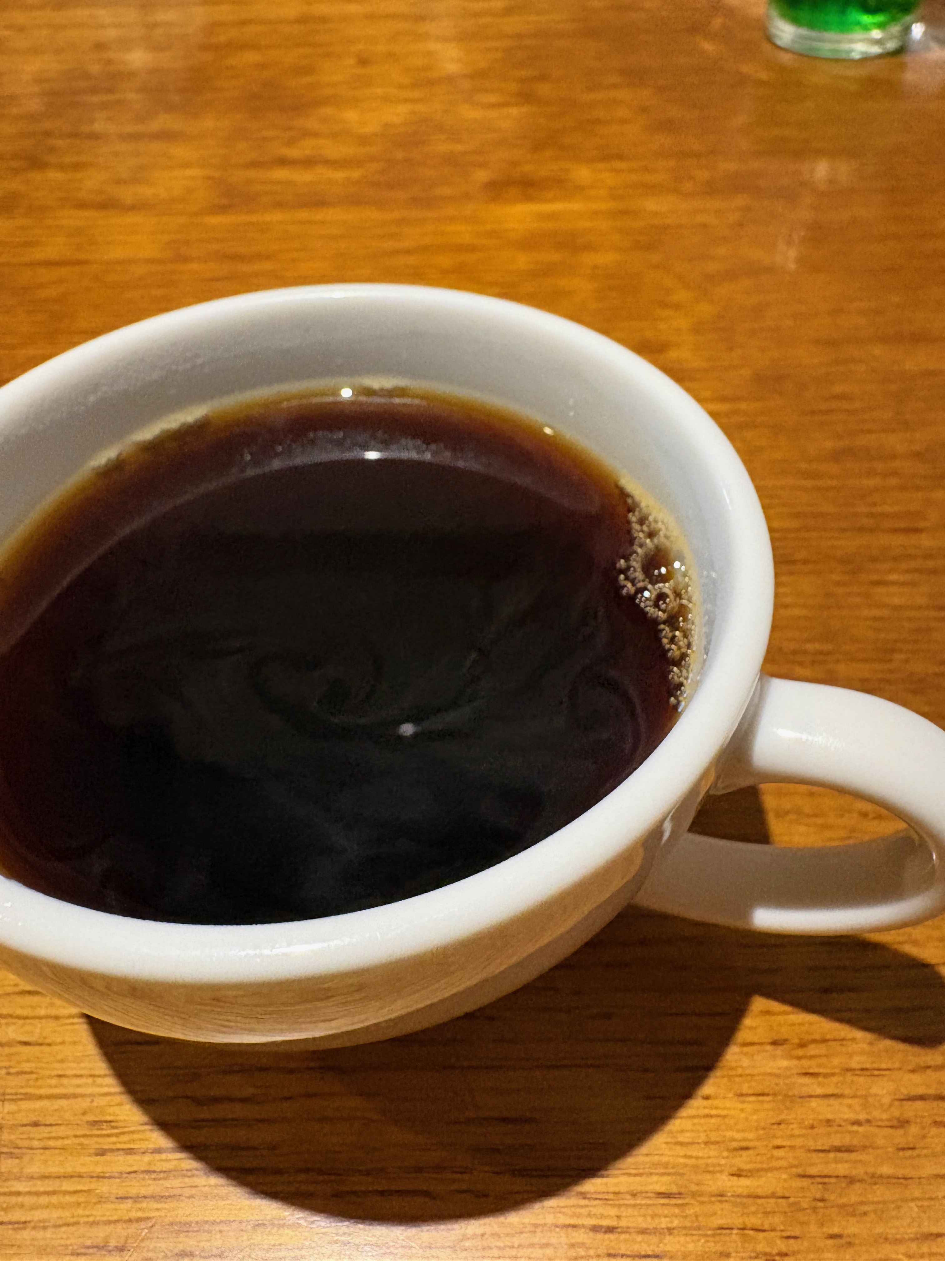 食後のコーヒー